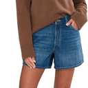 Levi's Womens Cinch Mid-Thigh Short (Blue, M), Size: 28, Fabric type
100% Cotton - Non-Stretch