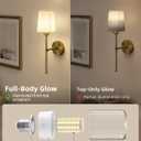EZVALO E26 Rechargeable Light Bulb with Remote and Timer, Battery Backup Bulb for Sconces and Lamps, Magnetic Bulbs for Non-Hardwired Fixture, 3 Color Temperatures,Timer, Dimmable, 4000mAh, 2 Pack