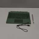 Surface Pro 9 Keyboard with Slim Pen, Compatible with Microsoft Surface Pro 11 10 9 8 X, 13 Inch Bluetooth Wireless Backlit Type Cover with Slim Pen,Keyboard with Slim Pen,Green