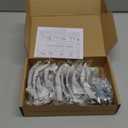 Ravinte 10 Pack 3" Drawer Pulls Flat Black Cabinet Cup Pulls Kitchen Hardware Cabinet Handles Drawer Handles Knobs 3 inch Hole Center