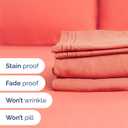 Queen Size 4 Piece Sheet Set - Comfy Breathable & Cooling Sheets - Hotel Luxury Bed Sheets for Women & Men - Deep Pockets, Easy-Fit, Extra Soft and Wrinkle Free Sheets - Coral Oeko-Tex Bed Sheet Set