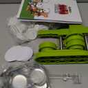 Button Maker Machine 58mm - (3rd Gen) Installation-Free 58mm(2.25in) DIY Pin Badge Button Maker Press Machine Badge Punch Press with Free 100pcs Button Parts&Pictures&Circle Cutter&Magic Book