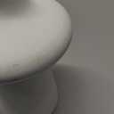 HD Designs 7.8 Inch Ceramic Vase White, 1 ct