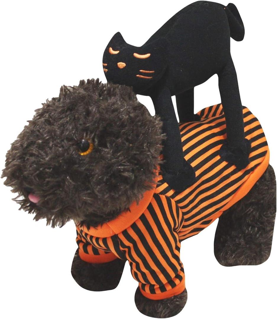 Petitebella Halloween Theme Pet Costume (Black Cat, Medium)