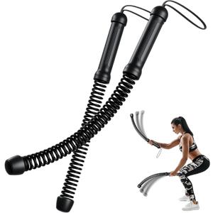 Ropeless Battle Rope, Battle Ropes for Home Gym, Strength, HIIT Workouts, Home Training, Quiet Fitness Equipment for Men & Women, 2PCS