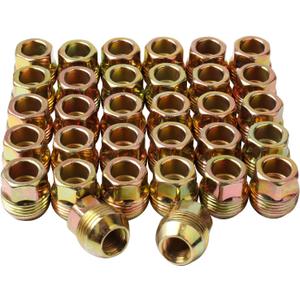 Set of 32, 9/16 OEM Factory Wheel Lug Nuts Replacement for 1971-1988 Chevy GMC, 9/16-18 Thread 8 Lug Wheel, Part Number # 611-161
