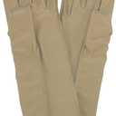 isotoner Women & Men Arthritis Compression Rheumatoid Pain Relief Gloves for joint support with Open/Full finger design (Large, Camel)