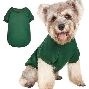 Puppy Sweater for Small Dogs Clothes Warm Winter Cat Clothe Pet Sweatshirt Knitwear Doggie Kitten Clothing, Green, X-Large