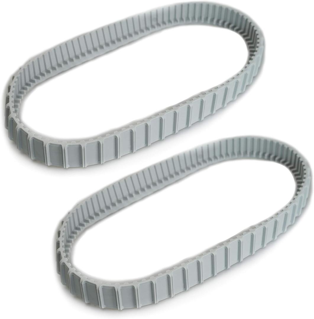 Calvana (2 Pack) Replacement Gray Tracks for Maytronics Dolphin Robotic Pool Cleaners with Part Number 9983152-R2 Dolphin Parts