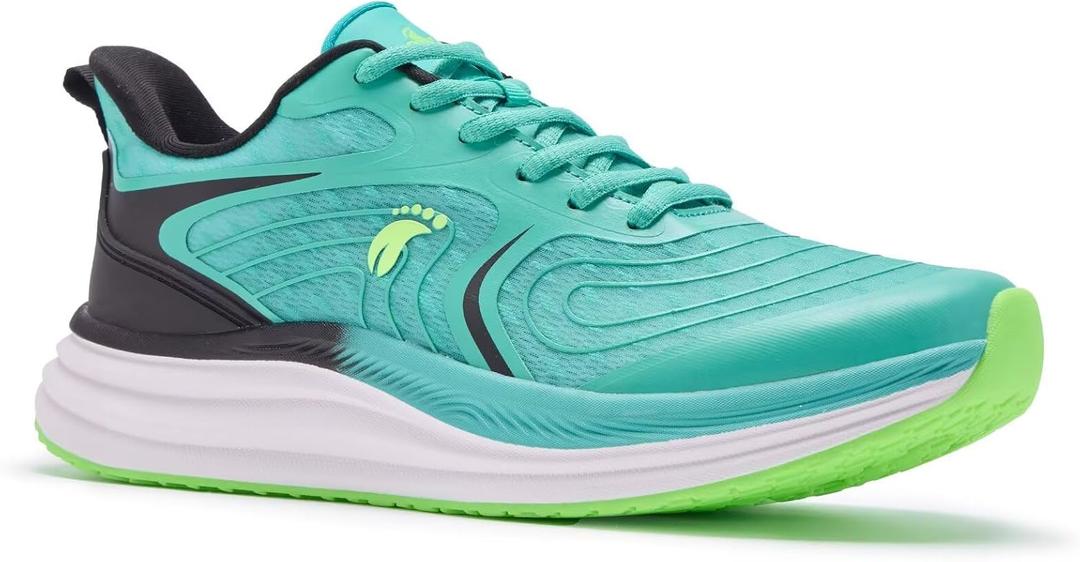 Men's Orthopedic Road Running Shoes: Comfortable Casual Plantar Fasciitis Arch Support Athletic Sports Sneakers, Orthotic High Arch Cushion Tennis Gym Work Walking Shoes for Foot Heel Pain Relief (10, W3-lack Blue)