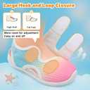 JIASUQI Baby water shoes for girls sandals for toddler swim shoes barefoot sandals Colorful Size 3-4