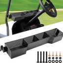 Roykaw Golf Cart Inner Front Storage Basket Dash Tray Organizer Compatible with Club Car Onward/Tempo 2017-Up Models, Upgrade Larger Compartments & One Piece Design, More Sturdy