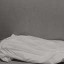 Belgian Flax Linen Oversized Lumbar Cover, White, 48x26"