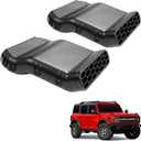 Mabett Under Seat Vent Deflectors for Ford Bronco 4-Door 2021-2024, Rear Air Conditioning Vent Directional, 2PCS