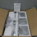 FDPBY Bathroom Vanity Lights 3-Light Modern Crystal Vanity Light Chrome Bathroom Light Fixtures Over Mirror Crystal Bathroom Vanity Lighting Fixtures