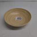 Bamboo Wooden Salad Bowls Set Large Bamboo Wood Serving Bowl for Fruits 11.8" Big Salad Bowl