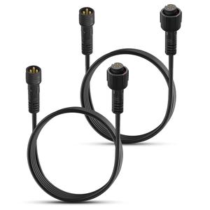 2 PCS 10FT 3 Pin RGB Rock Light Extension Cable, Rock Light Extension Wire with Male and Female Connectors