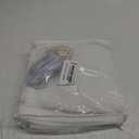 Off White Patio Sliding Door Curtains 70 Width 96 Inches Long Pinch Pleated Curtain Drape with Hooks Rings Light Filtering Ivory Birch Semi Sheer Extra Wide 70x96 Drapes Panel for Living Dining Room