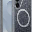 OtterBox Samsung Galaxy S26+ Symmetry Series Case - Stardust 4.0, Clear, Thin, Glitter Samsung Phone Case, Built-in Fast Charge Magnets & Raised Edges