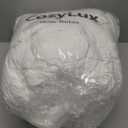 CozyLux Full Size Comforter Sets with Sheets 7 Pieces, White Seersucker Bed in a Bag Textured Luxury Soft Bedding Set with Down Alternative Comforter, Sheets, Pillowcases & Shams for All Seasons