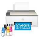 HP Smart-Tank 5000 Wireless All-in-One Ink-Tank Printer with up to 2 years of ink included, mobile print, scan, copy, white, 17.11 x 14.23 x 6.19