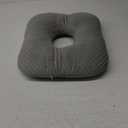 Stuffed Donut Pillow Seat Cushion | for Tailbone and Coccyx Pain, Hemorrhoids, Bed Sores, Pregnancy, Prostate, Surgery Recovery, Sitting Pressure Relief, for Home, Office and Car (Grey)