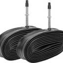 Heavy Duty 26 Bike Tubes 26x1.75/2.25 FV48MM Presta Valve 26" Bicycle Tubes ETRTO 45/57-559 Inner Tubes Compatible with 26x1.75 26x1.95 26x2.0 26x2.10 26x2.125 26x2.25 Bike Tire Tubes (2-PCS)