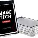 35pt Card Holder for TCG Games - Holds Sleeved Cards, UV Protection, Clear Display Case for MTG, PTCG, OPCG, Lorcana & More - Black (5ct)