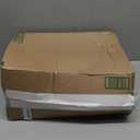 Lounsweer 50 Pcs Folding Chair Cover Set with 25 Stretch Spandex Chair Slipcovers 25 Satin Chair Sashes Bows Chair Ribbon Washable Banquet Chair Protector for Wedding Event(White, Sky Blue)