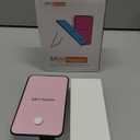 Safety Energy-Saving Heater Mini Portable Room Office Desktop Electric Fan Heater Air Warmer (Pink)