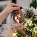 3 x Santa Sitting On Toilet Reading Book - Book Ornaments for Christmas Tree - Book Lovers Gifts - Book Accessories - Bookish - Gifts for Readers - Book Club - Christmas Ornaments - Christmas Decorations