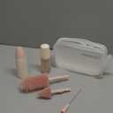 Momcozy Bottle Brush Kit, Innovative Push-Press Design for Better Cleaning - Baby Bottle Cleaner Brush for Baby Bottle, Breast Pumps, Nipples, and More - Can Generate Foam for Better Cleaning, Pink (Press Bubble Style)