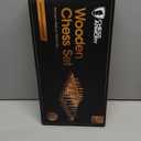 Chess Armory Wooden Chess Set 15 Inch - Premium Walnut Wood Handcrafted Game Board for Adults and Kids with Extra Queen Pieces and Storage Box - Ideal for Home and Travel - Non-Magnetic