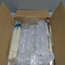 1 Set 5 Arm Acrylic Candelabra Holder for Wedding Table Centerpiece 27inch Tall Floor Clear Candle Centerpieces with LED Candles and Shade for Ceremony Birthday Party Valentines Home Decor