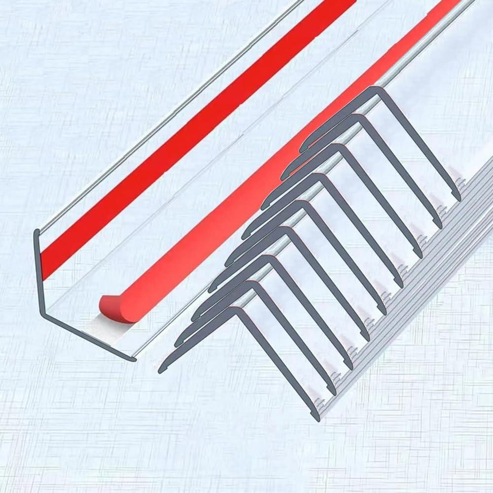 Clear Self-Adhesive Wall Corner Guards Walls Edge Protector & Corner Protectors for Wall, Furniture Corner, Door Easy to Install for Baby (10, 1in x 39.5in)