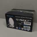 VOLISUN 12 Pack 7 inch Recessed Lighting, 5CCT LED Recessed Light with Junction Box, 2700K-5000K Selectable, Dimmable Can less Wafer Downlight, LED Ceiling Light ETL Certificated (White)