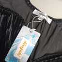 Sissyaki Women's Velvet Formal Dresses for Wedding Guest 2025 Fall Winter Dress (Large)