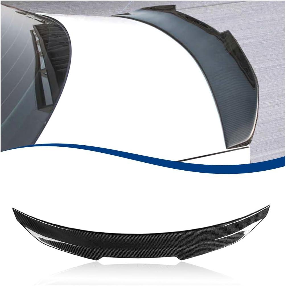 Real Carbon Fiber B9 Trunk Spoiler PSM-Style Compatible with (2017-2024) Audi A4 S4 B9 Model