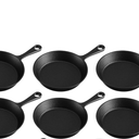 Choice Mini 6" Pre-Seasoned Cast Iron Skillet 
