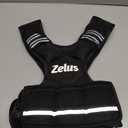 ZELUS Weighted Vest for Men and Women | 11-20lb Vest with 6 Ironsand Weights for Home Workouts | Adjustable Body Weight Vest Exercise Set for Cardio and Strength Training