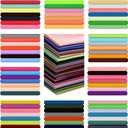 Tudomro 120 Pcs 10 x 10 Inch Solid Multicolor Cotton Fabric Bundles Squares Fat Quarters Precut Quilting Fabric Sewing Material Color Analysis Draping Kit for Beginner DIY Sewing Patchwork Craft