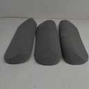 LoKori Memory Foam Pillow Neck Bolster Pillow,Support Back Cervical Neck Pillow for Sleeping,Neck & Shoulder Pain Relief,Stomach Sleepers with Washable Cover,A 3pcs