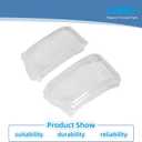 LABLT A Pair of Headlights Lens Cover Lampshade Replacement for Rover Range Rover Sport 2010-2013 (Passenger and Driver Side)