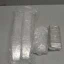 EASERCY 50 Pack 5 oz Plastic Dessert Cups with Lids, Yogurt Parfait/Appetizer Cup with Lids for Party, Mini Dessert Cups with Spoons Dessert Shooter Cups for Pudding, Fruit and Ice Cream