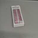 10 x Gloss Nail Strips|Uv Free|22 Pcs,Gel Nail Stickers|Long Lasting Two Weeks and Easy to Apply&Remove|Powder Blue Spot