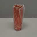 YETTASBIN Red Plastic Cylinder Flower Vase for Plants Bouquet, 1 Pack Unbreakable Tall Clear Vase for Wedding Centerpieces Home School Office Decor, 11.8 x 3.9 Inch