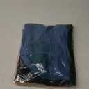 Ficerd 3 Pack Women's Ribbed Long Sleeve Tops, Crew Neck Slim Fit Undershirts Knit Basic Casual Stretch Layering Tee Shirts (Black, Khaki, Plain Blue) SMALL