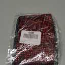 Dotesy Bling Bling Car Seat Side Pocket Organizer Sparkling Crystal Mini Storage Bag Holder Tray Pouch Vehicle Seat Gap Filler for Pen Phone Document Registration Notepad (Red)