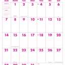 2024 Monster Grid Deluxe Wall Calendar