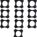 10PCS Black Rubber Microphone Anti Slip Ring 60mm Microphone Cover Musical Instruments Mounts Accessories